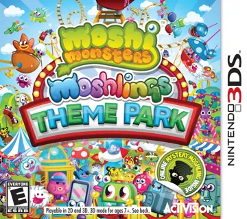 Moshi Monsters Moshlings Theme Park (Usa) box cover front